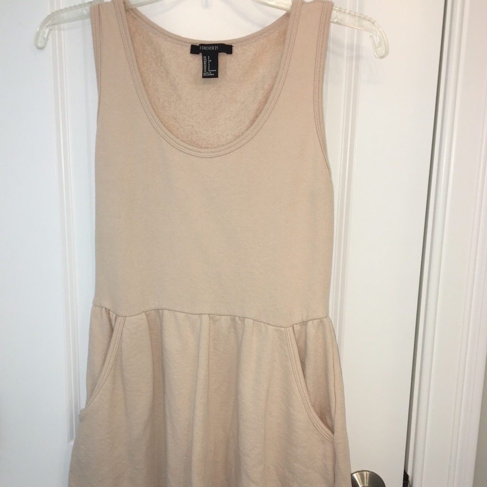 Cream Mini Dress